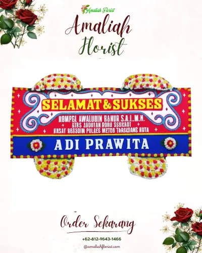 Karangan Bunga Ucapan Selamat di Adikarto