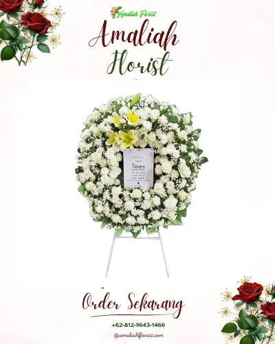 Krans Bunga Duka Cita di Adikarto